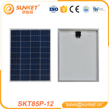 planta de energía solar con baterías solares e inveter poly 85w panel solar